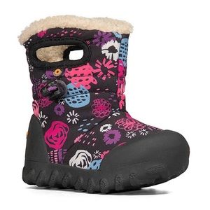 NWoT Bog BMoc Blk Garden Party Floral Winter Boots - Kids size 11